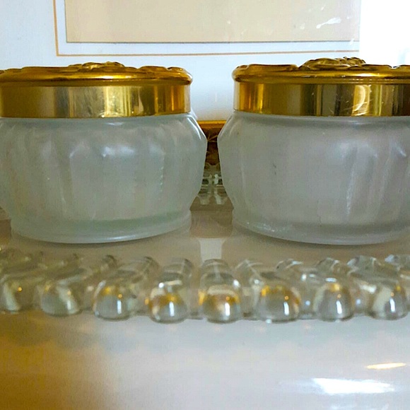Vintage 1970's Estee Lauder Face Powder Jars - Picture 2 of 11